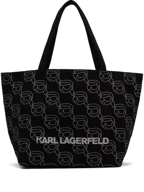 Karl Lagerfeld Ikonik Karl monogram tote bag WOMEN