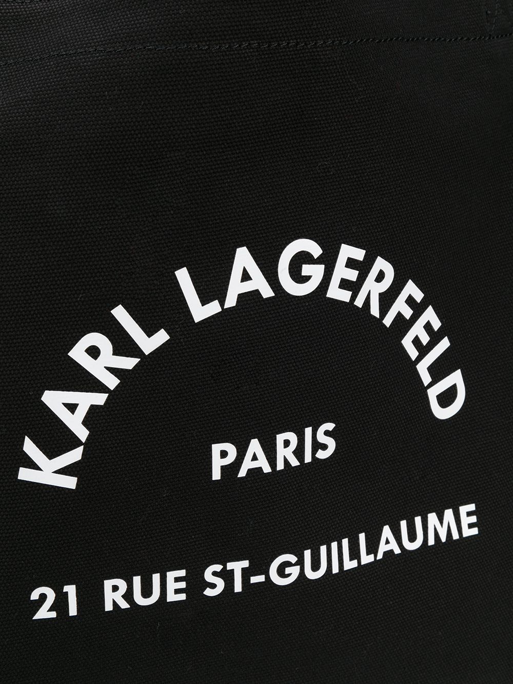 Karl Lagerfeld Rue St-Guillaume canvas tote bag WOMEN