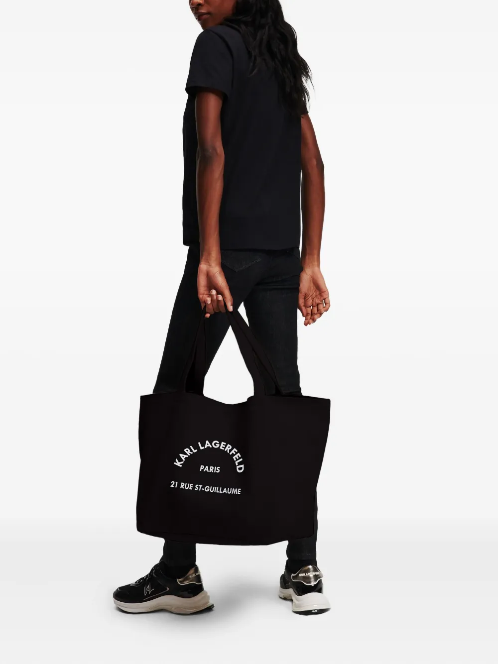 Karl Lagerfeld Rue St-Guillaume canvas tote bag | Image 2