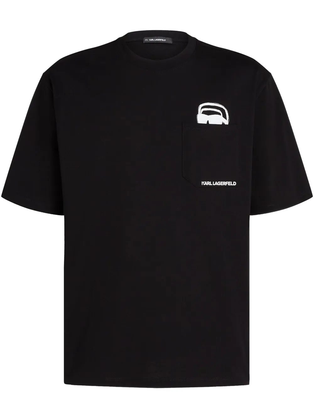 Karl Lagerfeld playera Ikon | negro | Image 1
