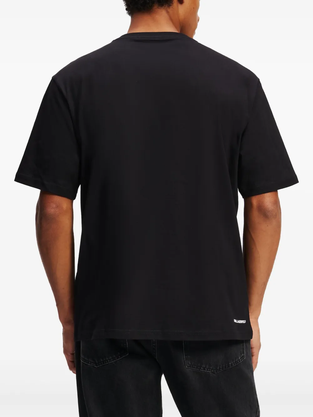 Karl Lagerfeld Ikon T-shirt Zwart