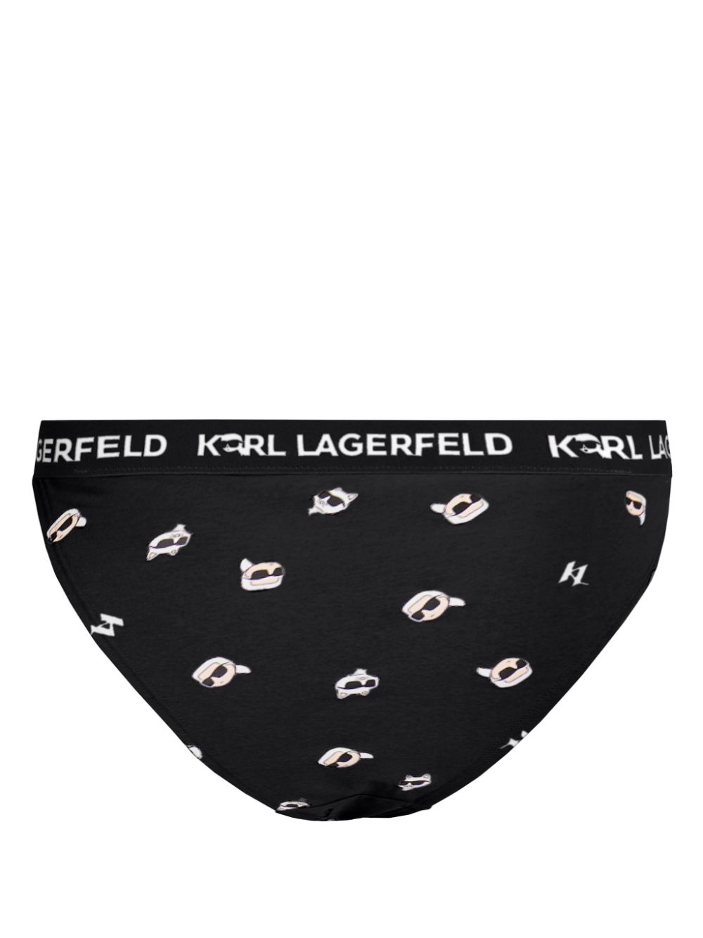 Karl Lagerfeld Ikonik slip met logoband - R60 BLACK