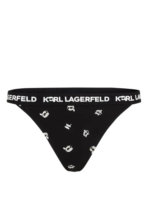 Karl Lagerfeld Ikon logo-waistband briefs