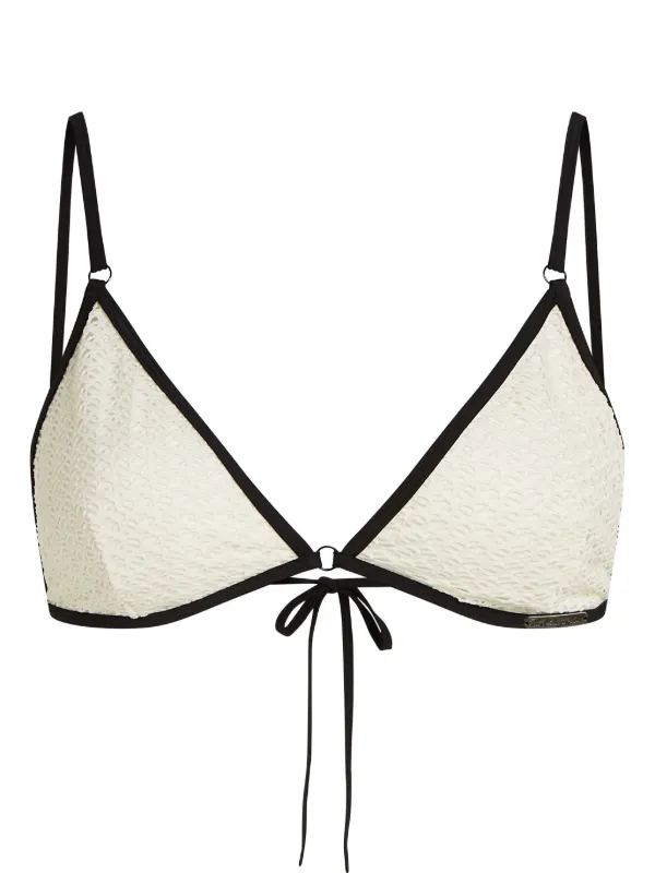 Karl Lagerfeld Hotel Karl ビキニトップ | ホワイト | FARFETCH JP