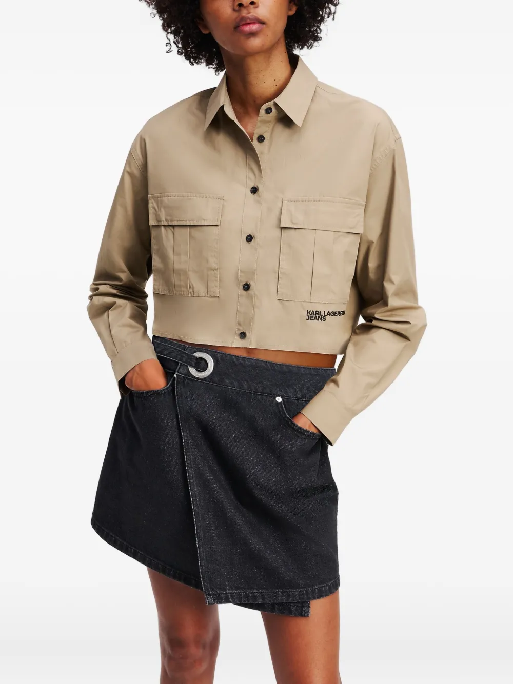 Karl Lagerfeld Jeans Cargo blouse Beige