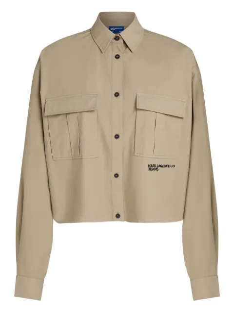Karl Lagerfeld Jeans boxy utility shirt