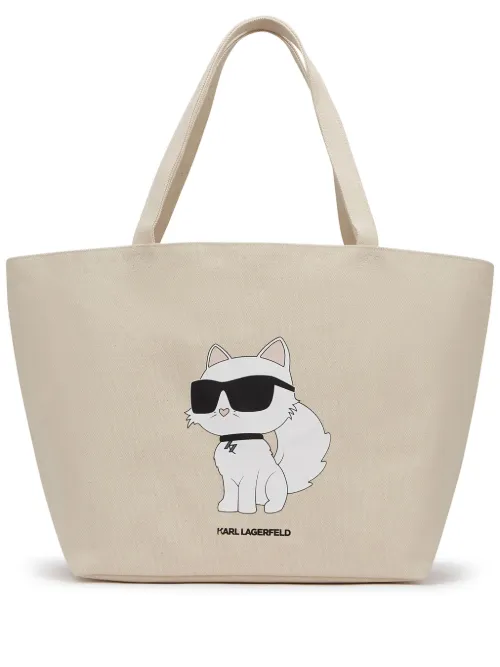 Sac cabas Ikon Choupette - Karl Lagerfeld - Modalova