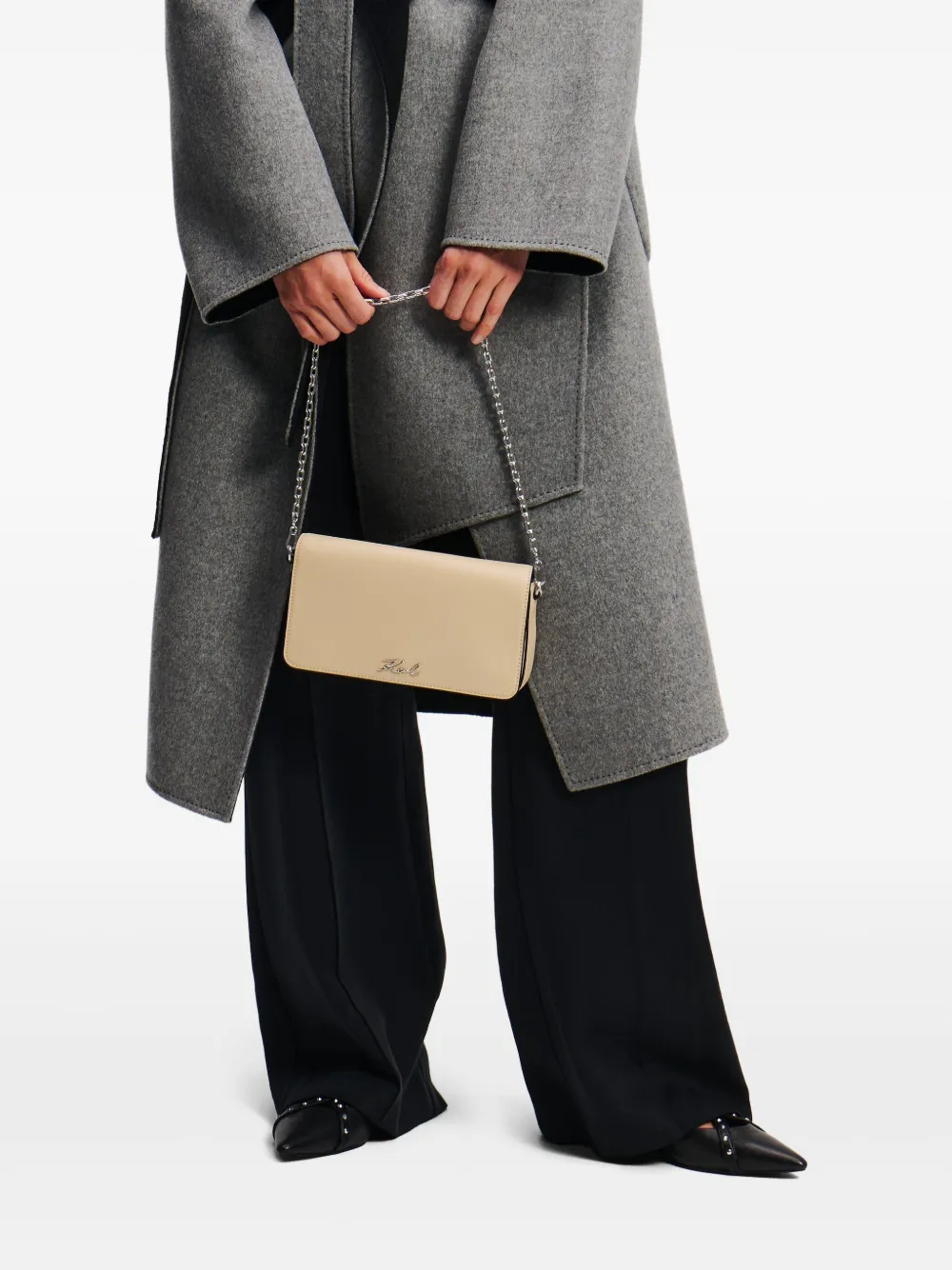 Karl Lagerfeld K Signature crossbodytas Beige