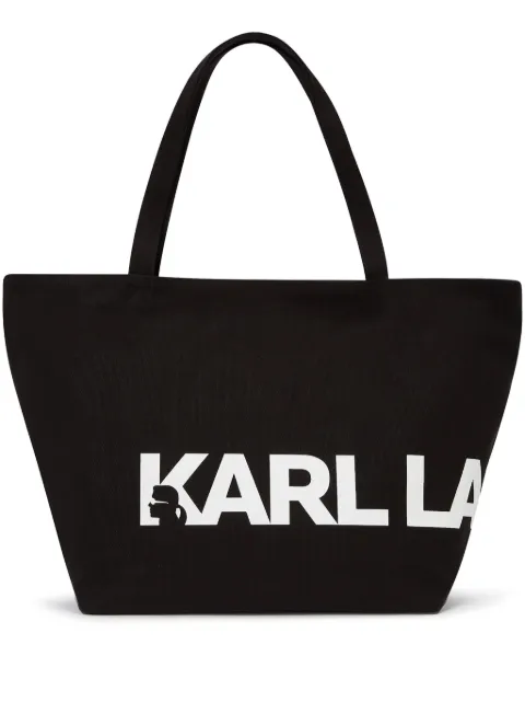 Karl Lagerfeld K/Essential oversized-logo tote bag