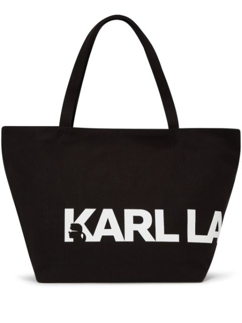 Karl Lagerfeld Essential oversized-logo tote bag WOMEN