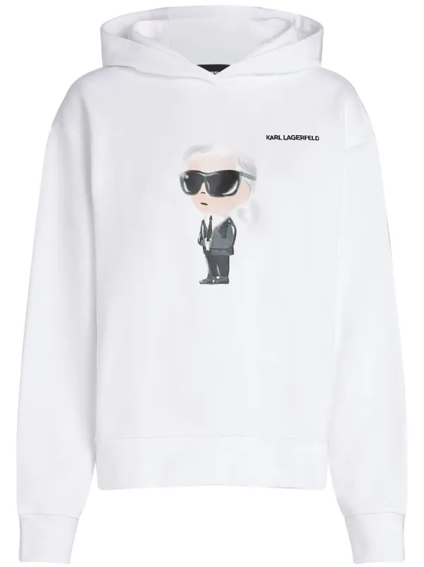 Farfetch Karl Lagerfeld Hoodie Men Hoodies Karl Lagerfeld Black