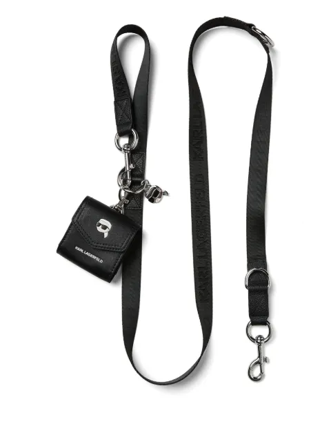 Karl Lagerfeld Pet leash and pouch set