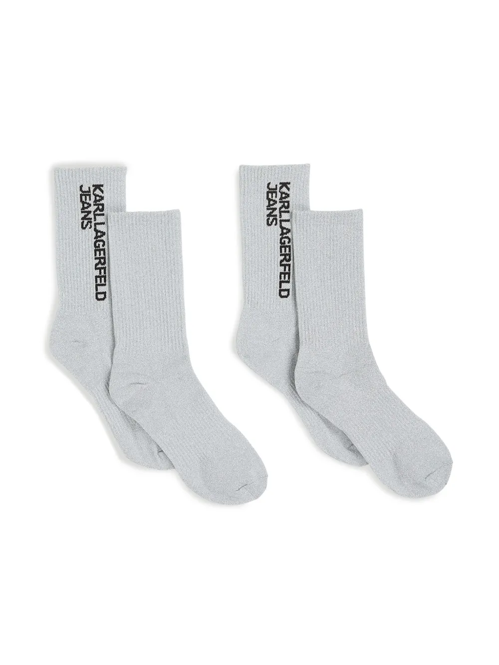 Karl Lagerfeld Jeans set de dos pares de calcetines con logo | Image 2