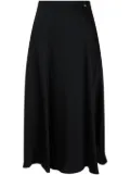 Herno satin midi skirt - Black