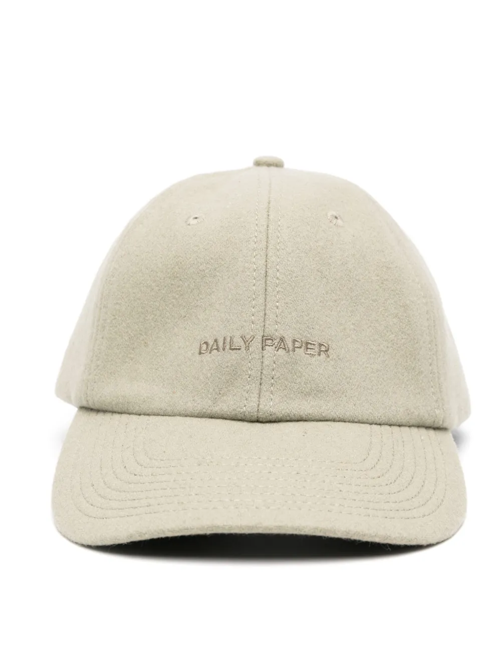 Daily Paper logo-embroidered cap - Beige