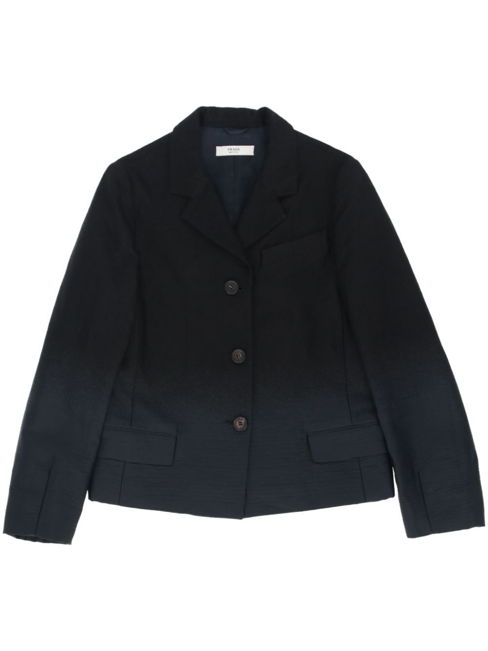 Prada Pre-Owned 2000s single-breasted blazer - Black