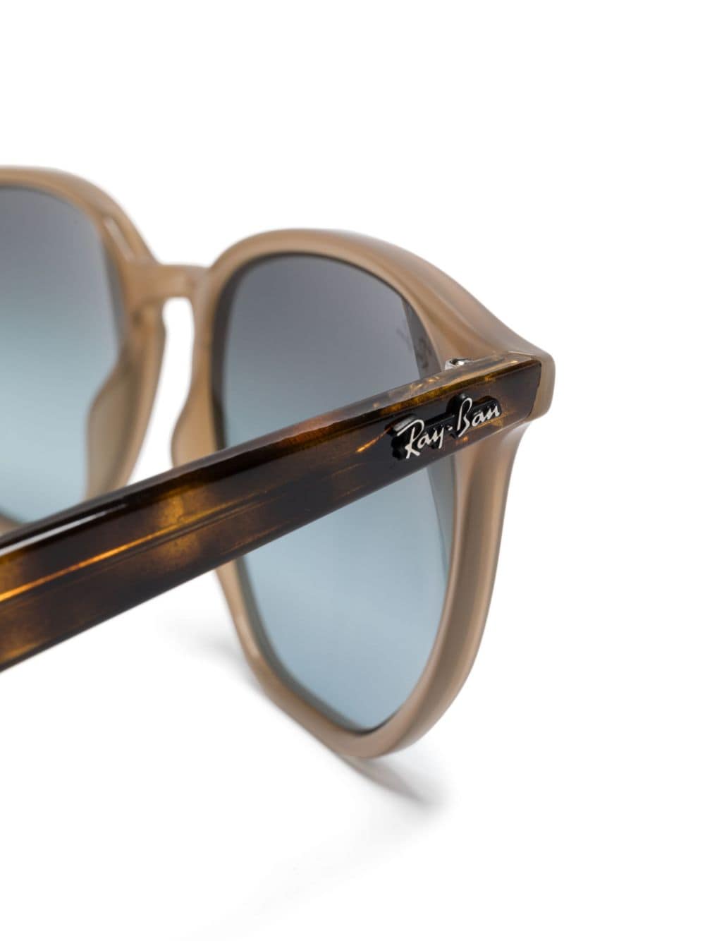 Shop Ray Ban Square-frame Sunglasses In Brown