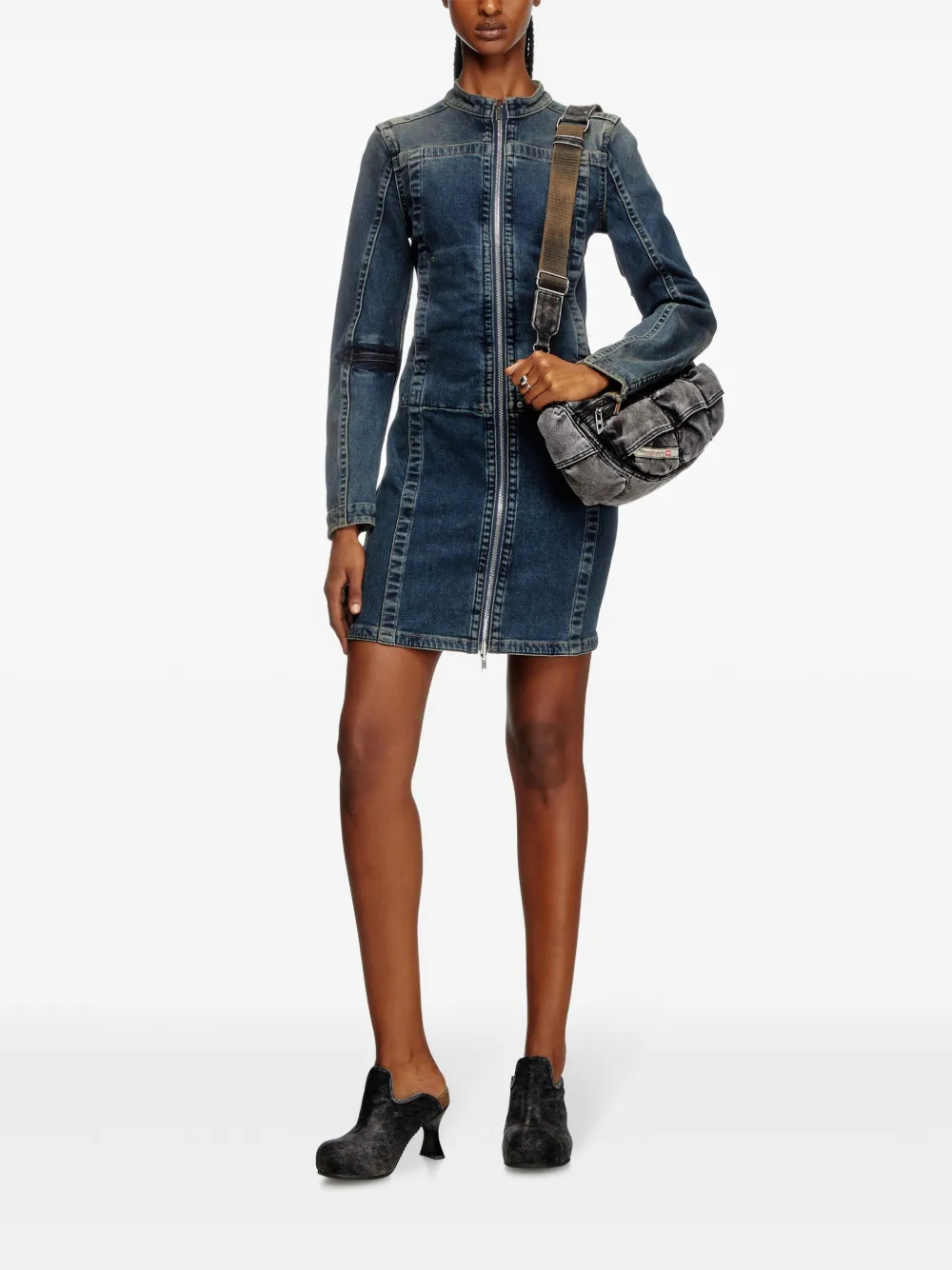 Diesel De-Romi-Re mini-jurk - Blauw