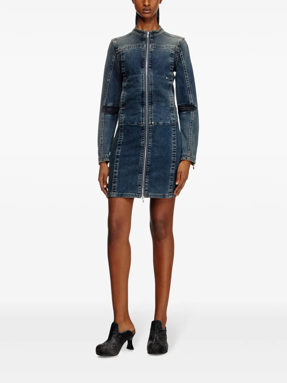 Diesel De-Romi-Re mini-jurk Blauw