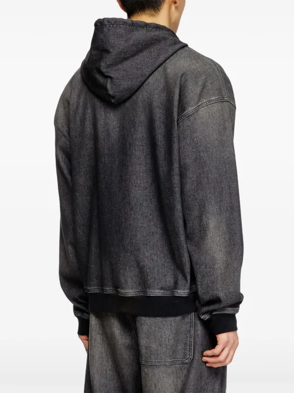 Diesel Giri Track ジップパーカー | ブラック | FARFETCH JP