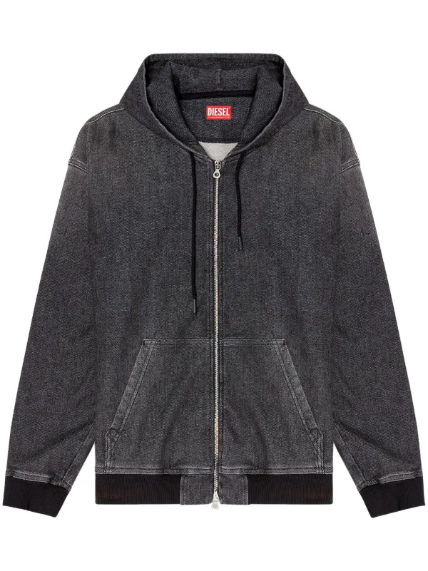 商品画像：Diesel Kids ジップアップ パーカー | ブラック | FARFETCH JP 1