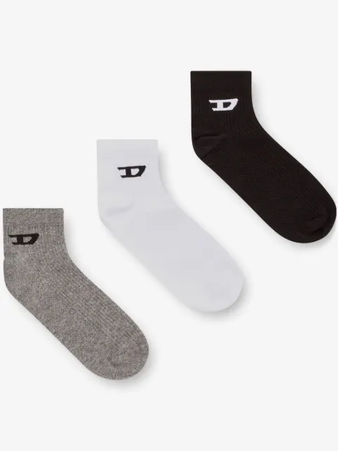 Diesel logo ankle socks (set of three)