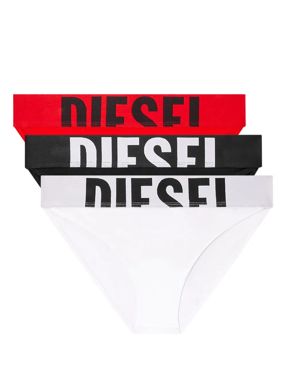 Diesel Lola Briefs (pack Of Three) In 白色