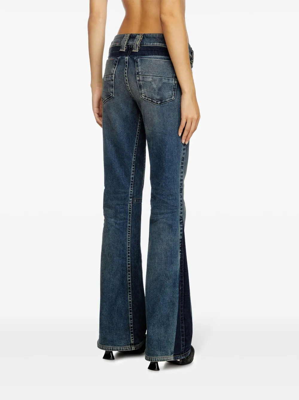 Diesel D-Fresh-Re bootcut jeans Blauw
