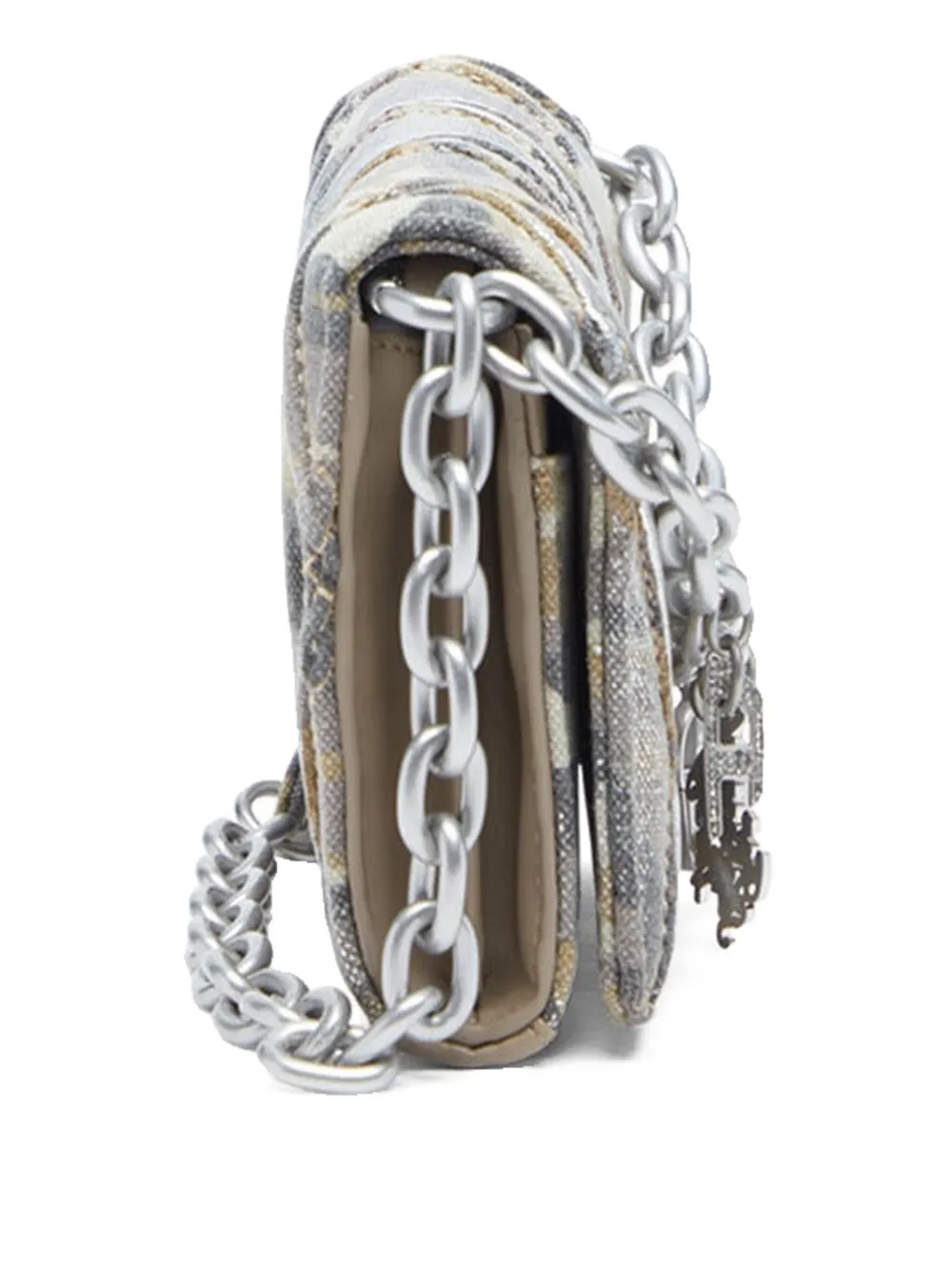 Diesel Charm-D portemonnee Beige