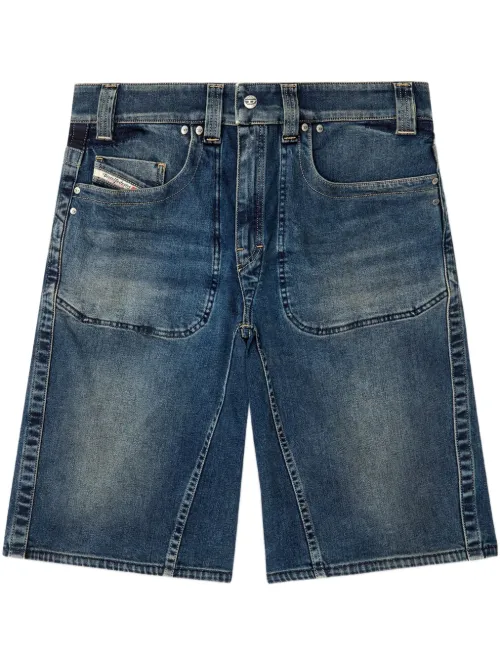 Diesel short D-Macro-RE - Bleu - Diesel - Modalova