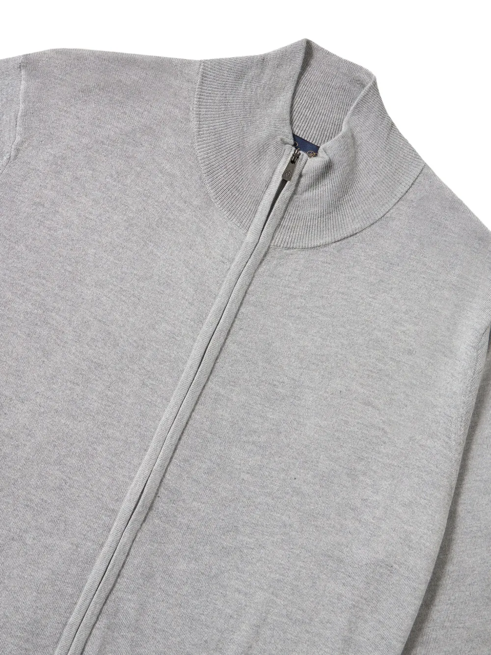 Brooks Brothers Trui met hoge hals en rits Grijs