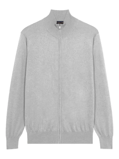 Brooks Brothers high-neck zip-front sweater