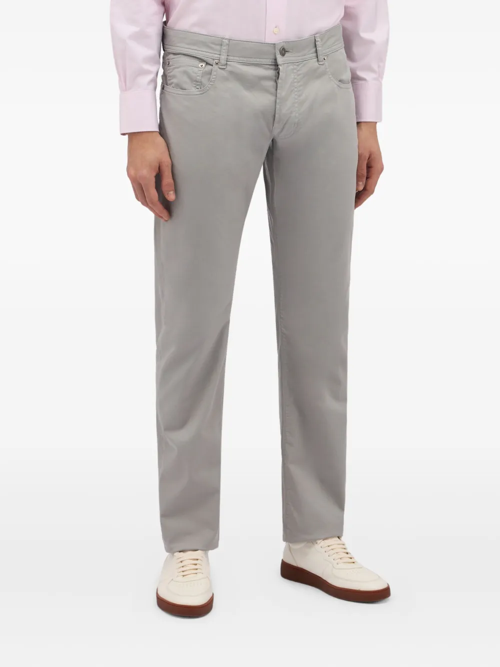 Brooks Brothers Broek met vijf zakken Grijs