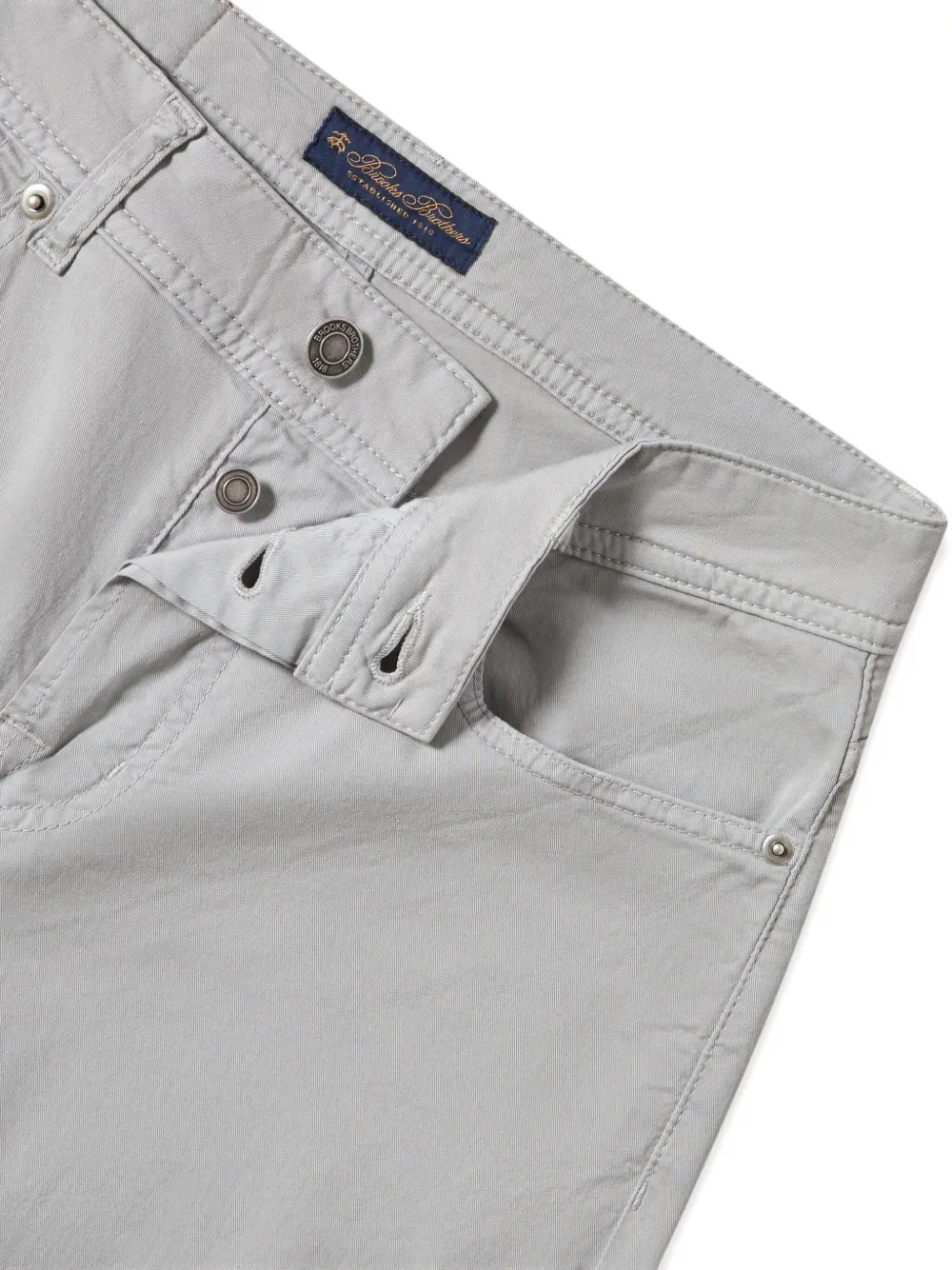 Brooks Brothers Broek met vijf zakken Grijs