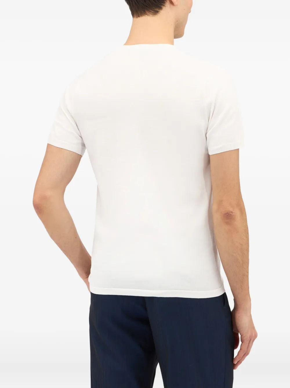 Brooks Brothers T-shirt met ronde hals Wit