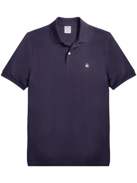 Brooks Brothers logo-embroidered polo shirt