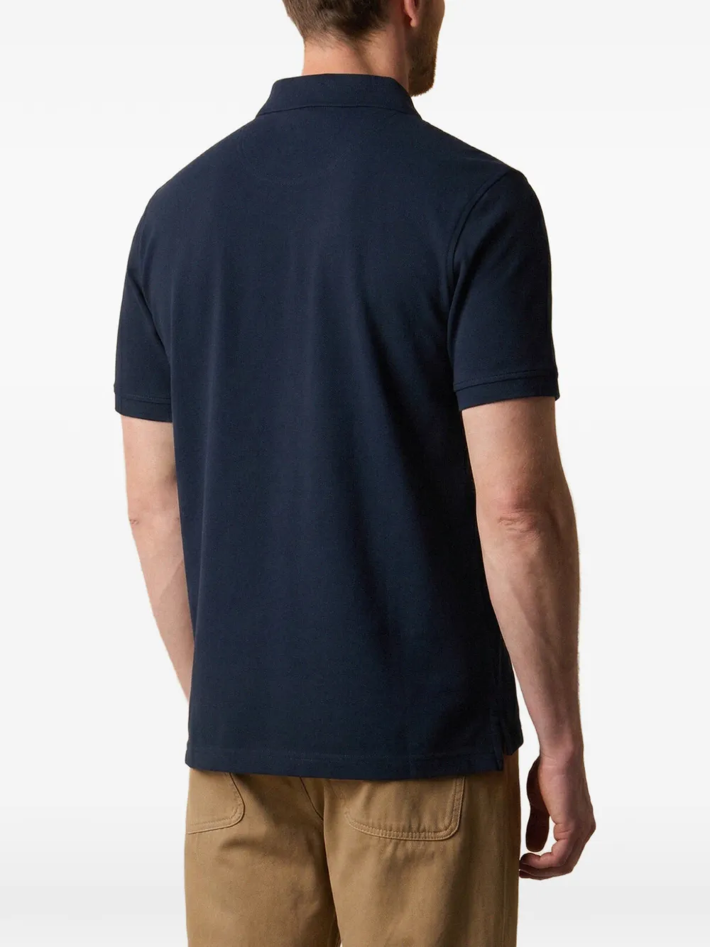 Brooks Brothers Poloshirt met geborduurd logo Blauw