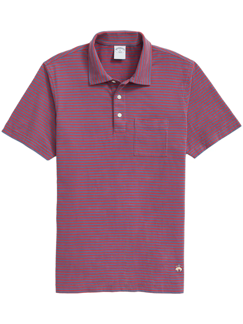 Brooks Brothers Gestreiftes Poloshirt - Blau
