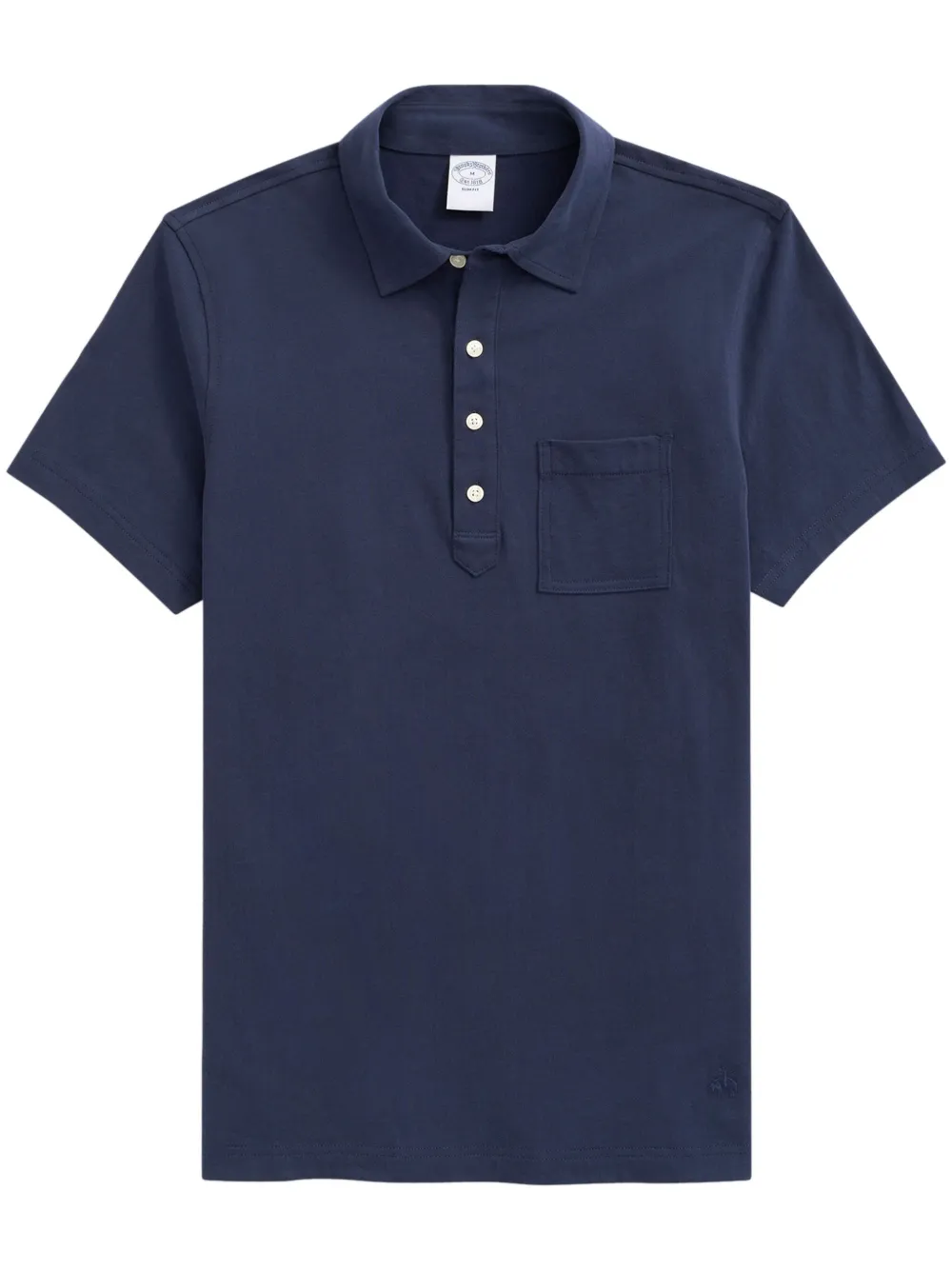 Brooks Brothers Poloshirt met borduurwerk Blauw