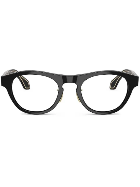Giorgio Armani round-frame glasses