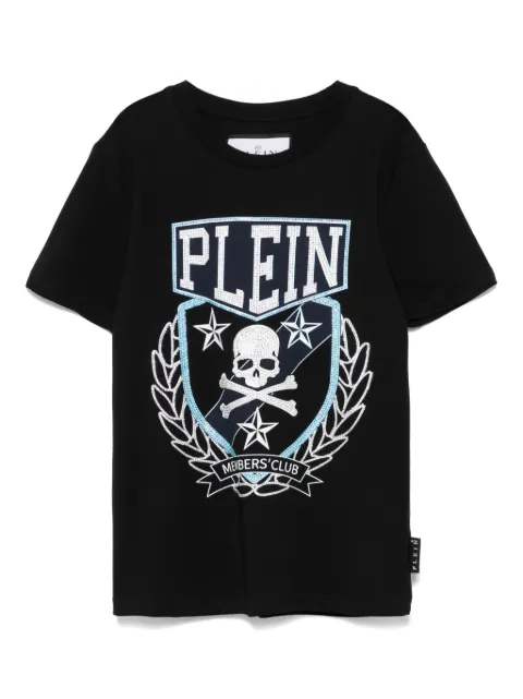 Philipp Plein Junior camiseta con cuello redondo