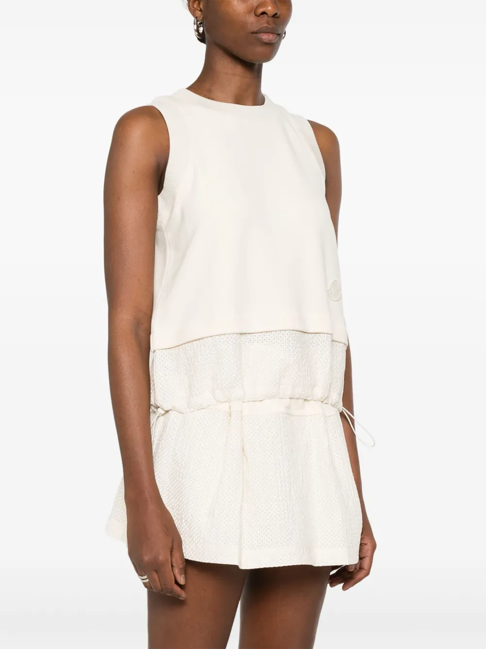 Moncler Katoenen tanktop Beige