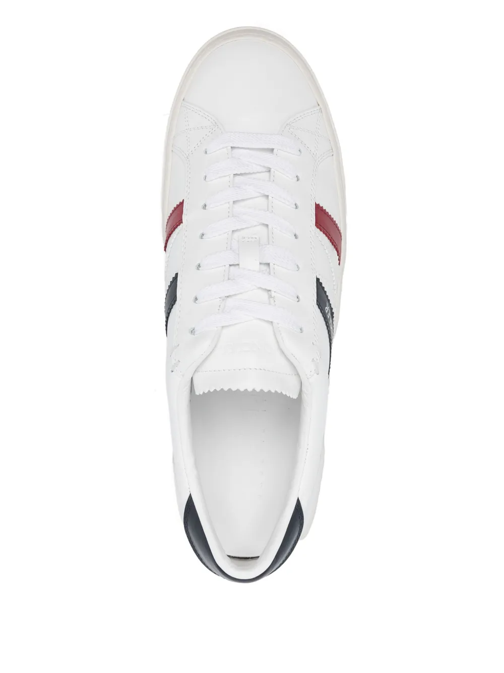 Moncler White leather Monaco 2 sneakers