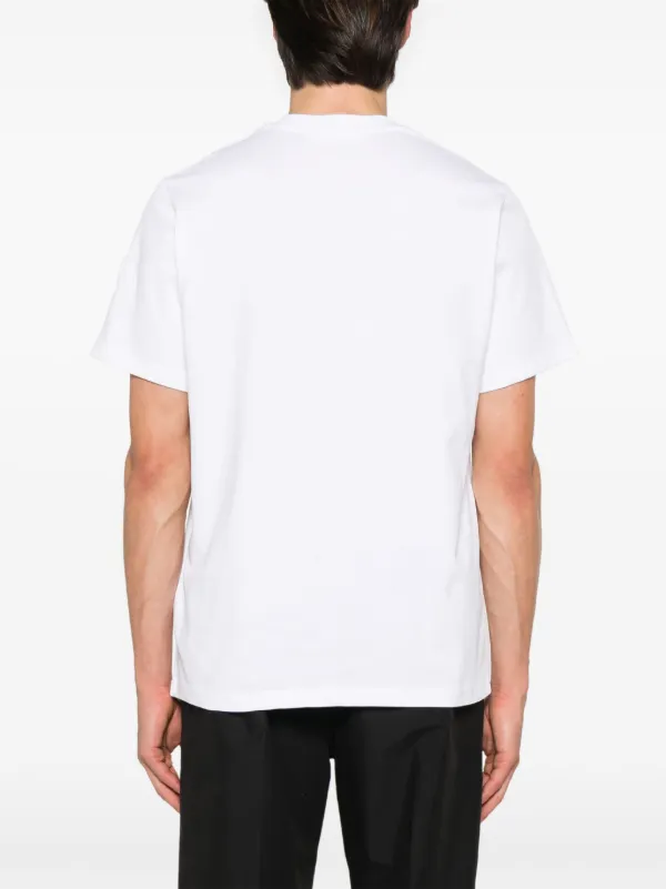 Tシャツ・カットソー MONCLER Short-sleeve T-shirt White Moncler logo-patch short-sleeve T-shirt | White | FARFETCH