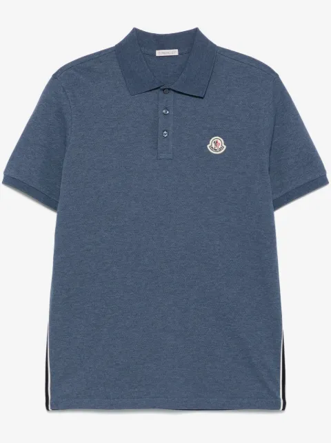 Moncler polo à patch logo