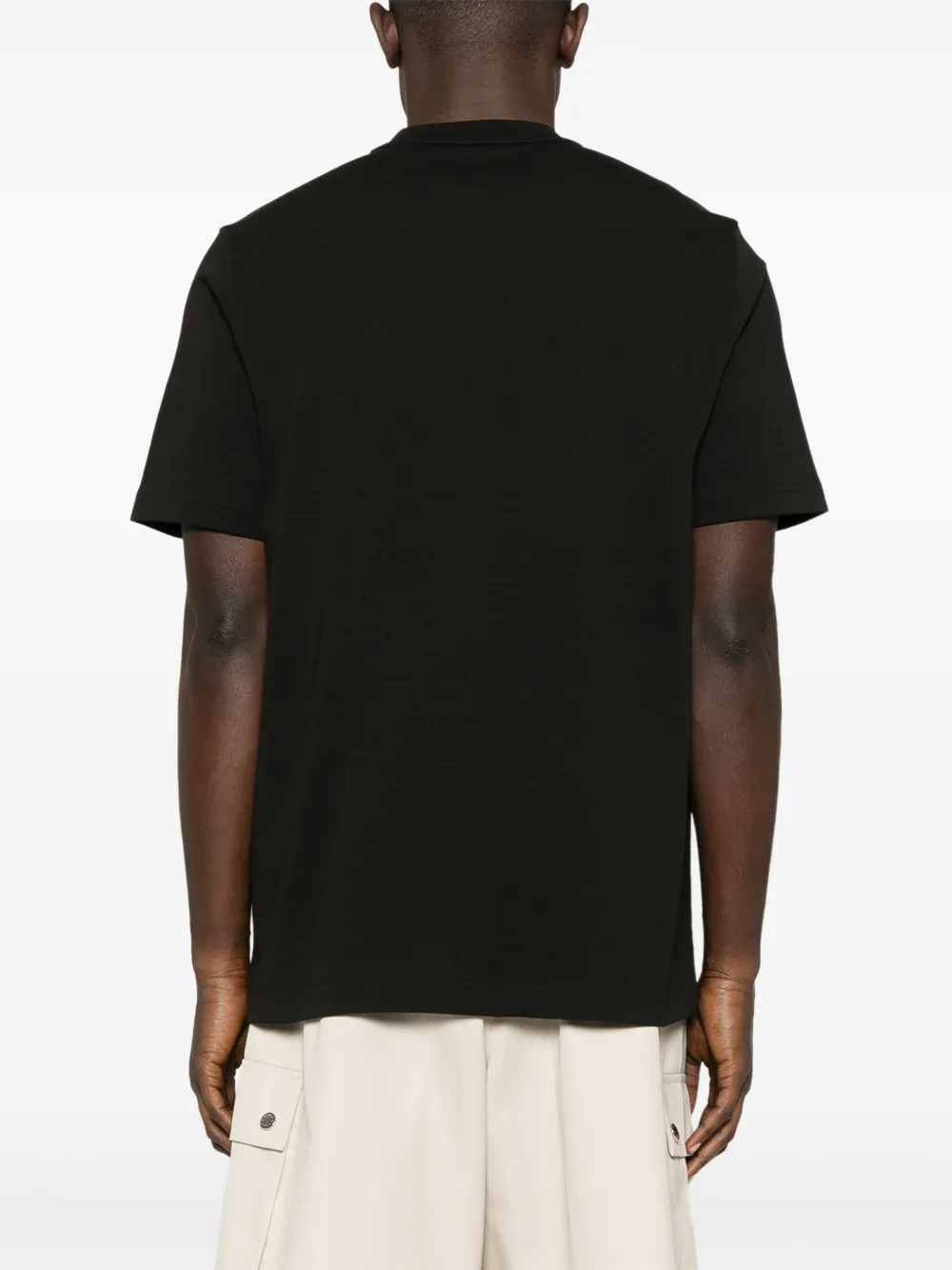 Moncler T-shirt met logopatch Zwart