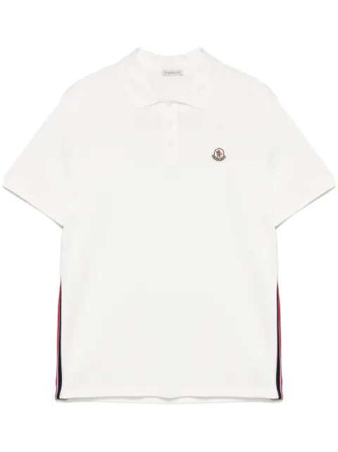 Moncler Poloshirt mit Logo-Patch