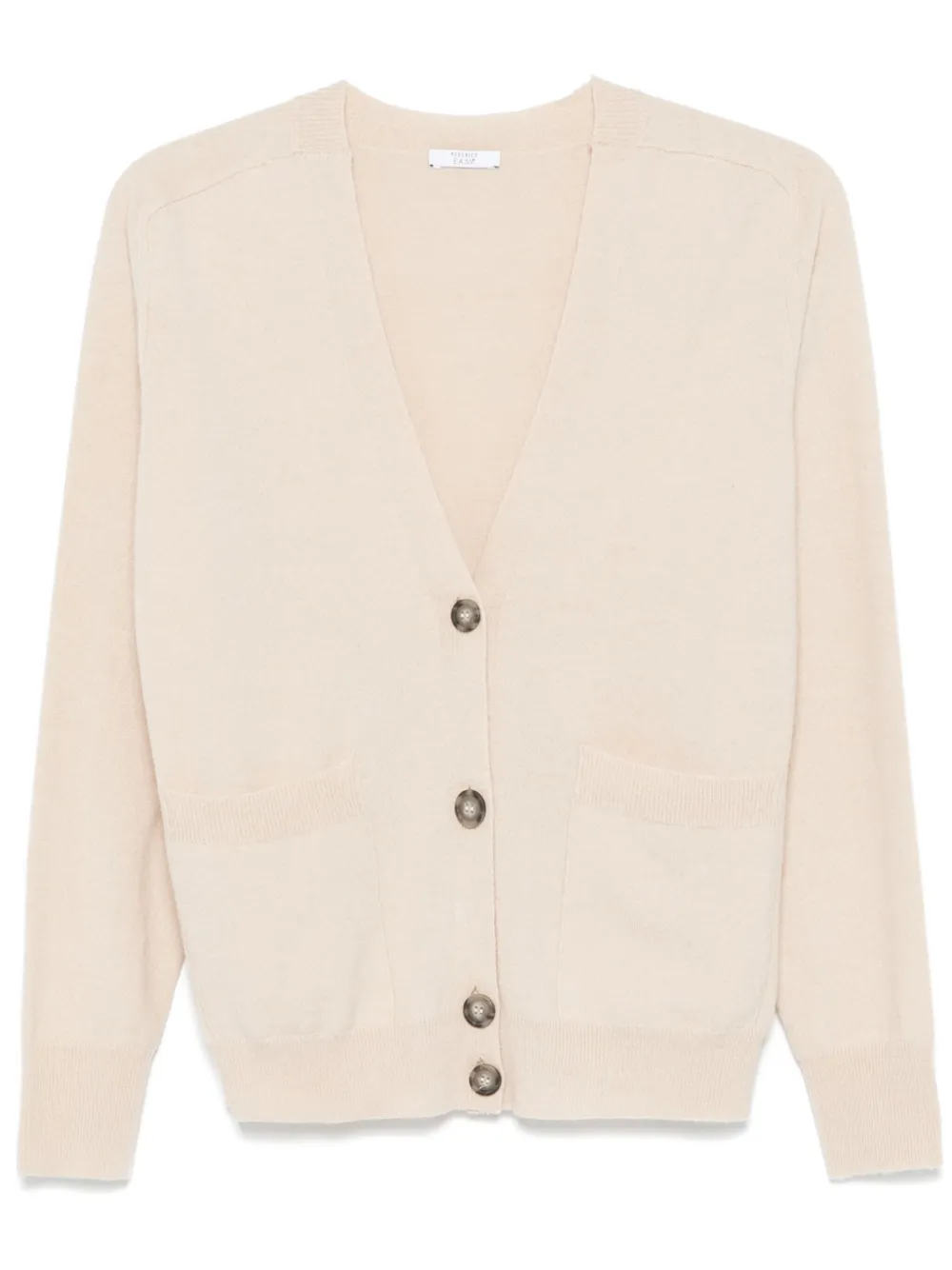 Peserico Vest met V-hals Beige