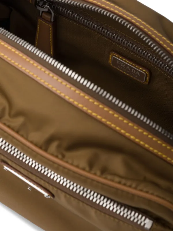 Prada Re-Nylon Washbag | Brown | FARFETCH