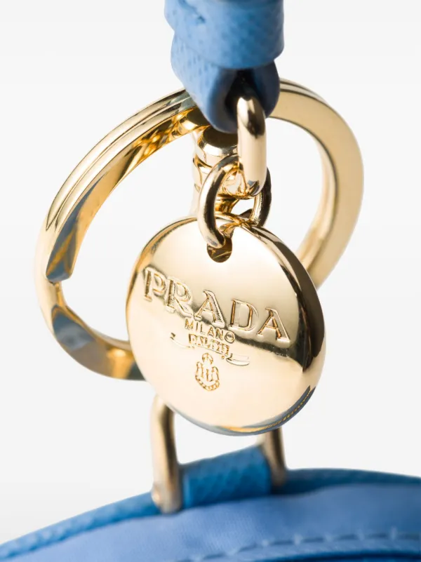 Prada Re-Edition 1978 Keychain | Blue | FARFETCH HK
